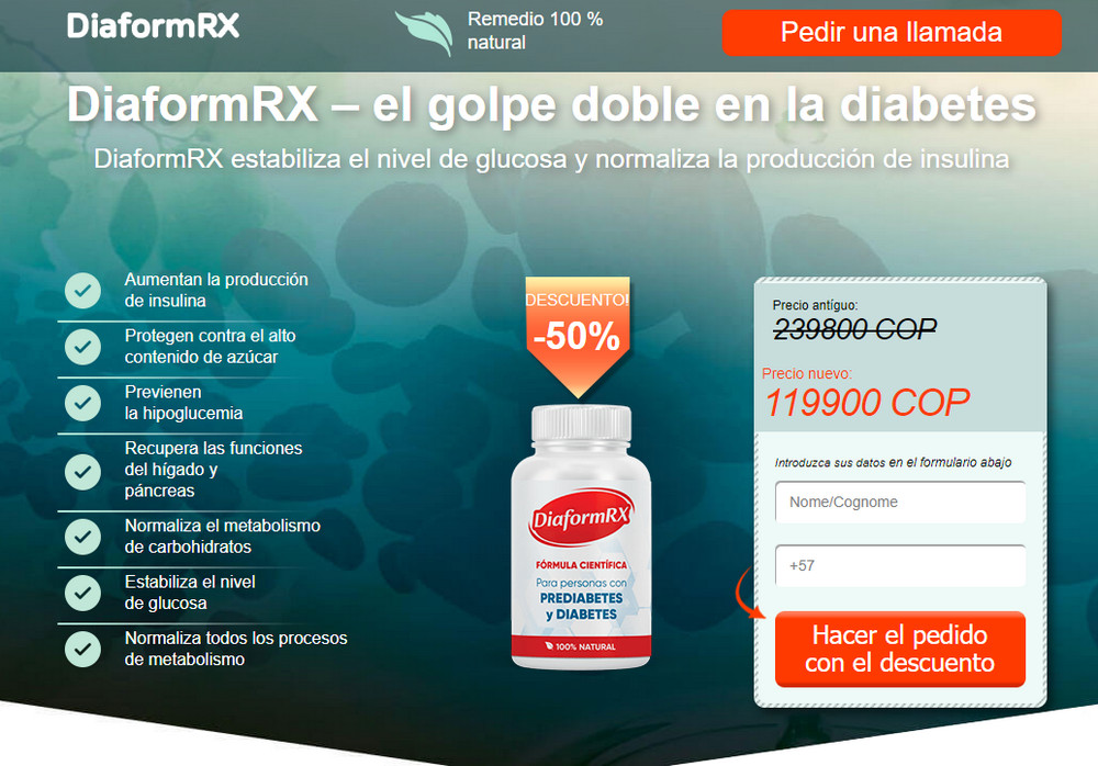 DiaformRX cuanto cuesta