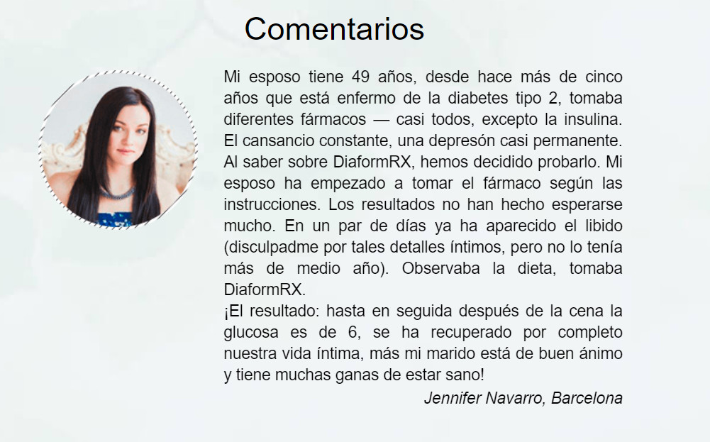 comentarios DiaformRX