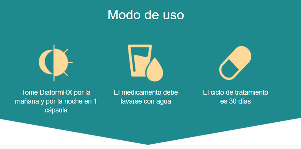 DiaformRX como se toma